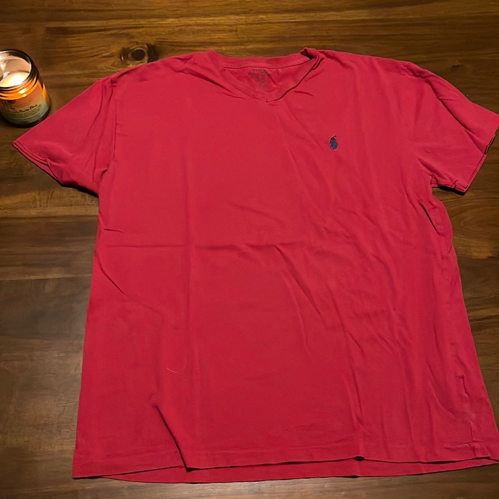 Mens small v-neck Polo T-shirt
